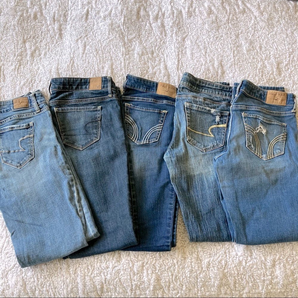 Hollister & American Eagle Jeans Bundle